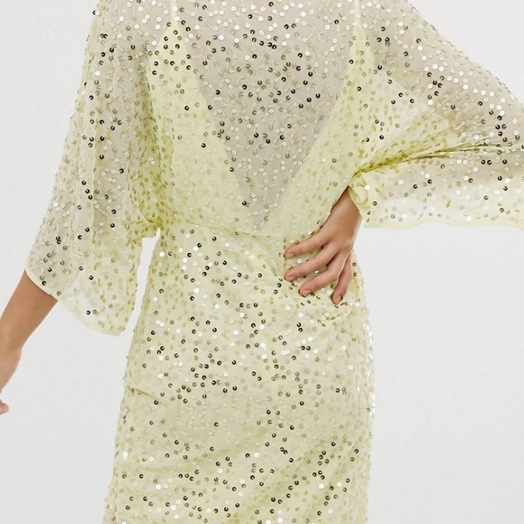 Sequin Kimono Dress - Picture 3 of 3